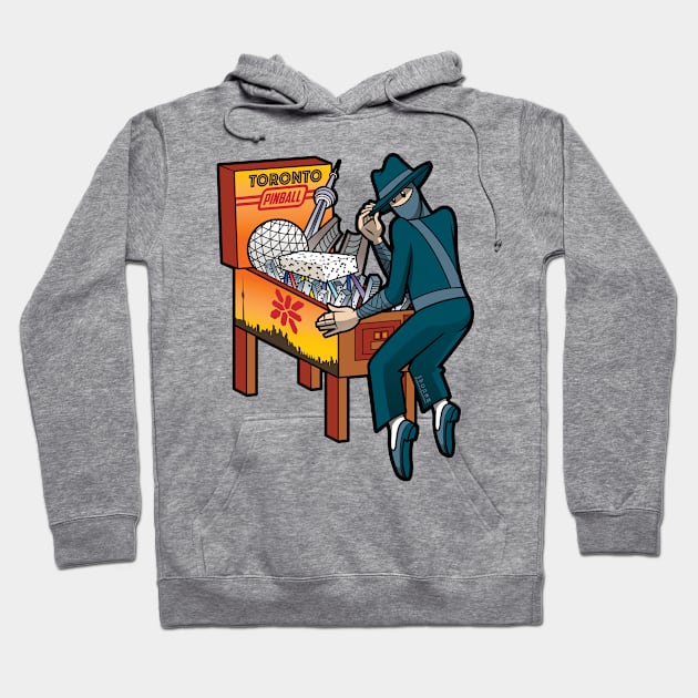 Pinball Ninja Hoodie by urban_ninja